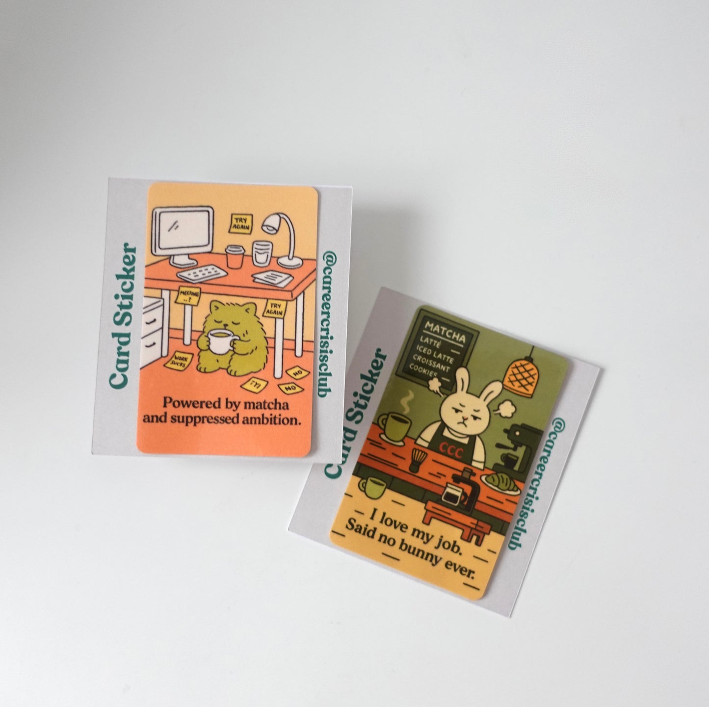 Card Stickers - Matcha Edition
