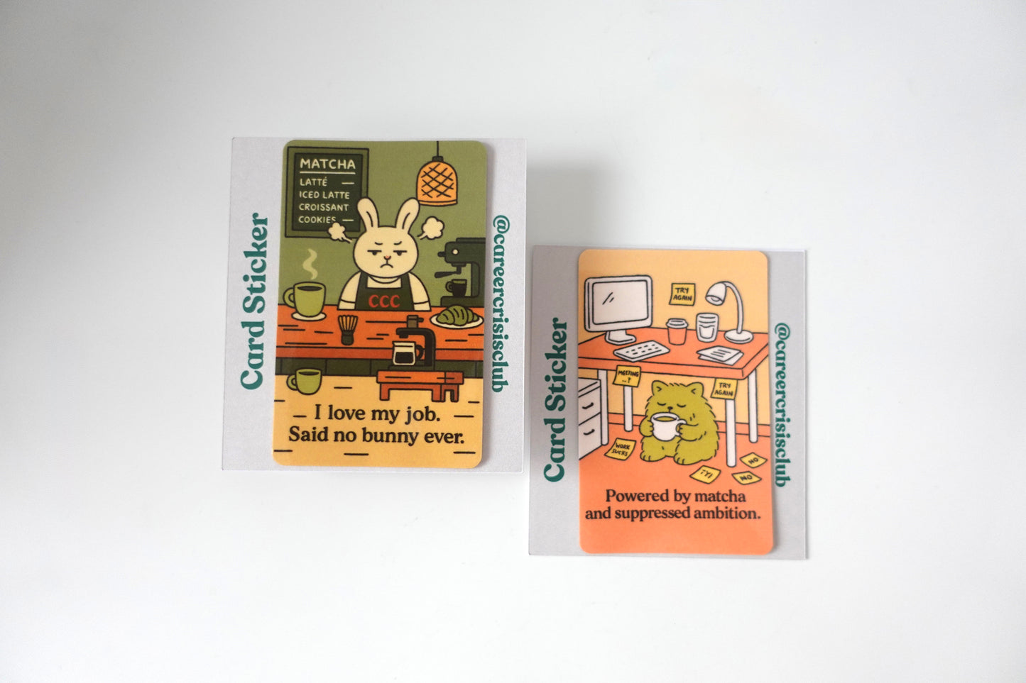 Card Stickers - Matcha Edition